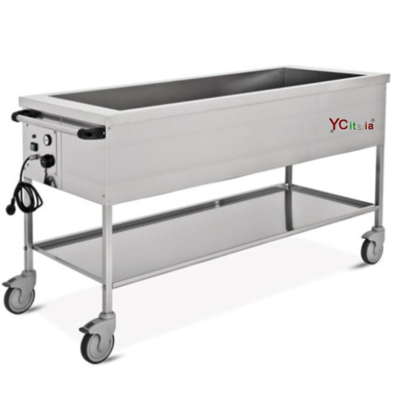 Carrello termico solo secco 4x GN 1/1|Carrelli caldo secco
