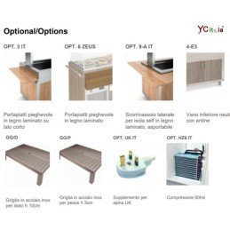 Carrello refrigerato in legno|Carrelli sala refrigerati