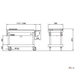 Chariot chaud Artemide BM P