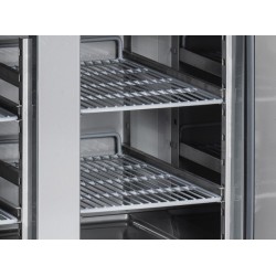 Tavolo refrigerato 2 porte ventilato 1350x700x950|Tavoli refrigerati inox 700 profondità