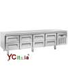 Tavolo refrigerato 8 cassetti scorrevoli GN1/1