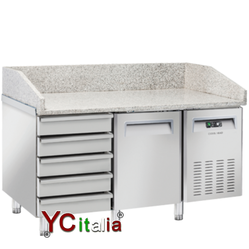 Banco per pizza 1500x800x1040 h mm