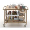 Carrello 3 piani in legno Arianna Tea|Elegancy