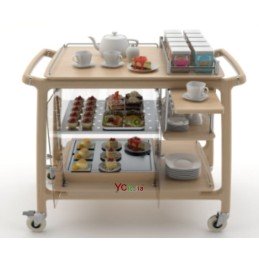 Carrello 3 piani in legno Arianna Tea|Elegancy