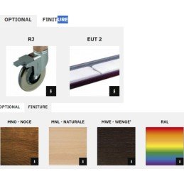 Carrello 3 piani in legno Arianna Tea|Elegancy