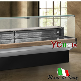 Banco per macelleria statico con cella 1500x910x1300|Banchi espositivi con refrigerazione statica