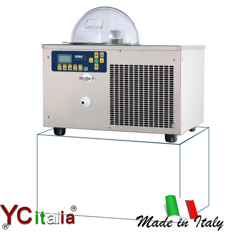 copy of Vetrina gelato con mantecatore 4 gusti