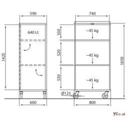 Armadio lavanderia Mobilinge1.430,00 €1.430,00 €Carrelli biancheriaF.A.R.H. Snc Di Bottacin Antonio & C