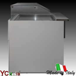 Vetrina Espositiva Refrigerata Pasticceria L1377xP940xH1064|Banchi per pasticceria
