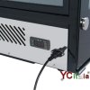 Espositore vetrina refrigerata 100 Lt|Vetrina refrigerata da banco 3 piani
