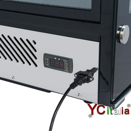 Espositore vetrina refrigerata 100 Lt|Vetrina refrigerata da banco 3 piani