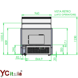 Vetrina con refrigerazione semiventilata 1040x7801.175,40 €1.306,00 €Vetrine profondità 800 ventilateF.A.R.H. Snc Di Bottacin Antonio & C