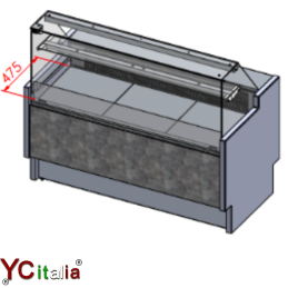 Vetrina con refrigerazione semiventilata 1520x7801.381,50 €1.535,00 €Vetrine profondità 800 ventilateF.A.R.H. Snc Di Bottacin Antonio & C