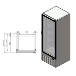 Vetrina refrigerata verticale 610x640x18441.681,00 €1.681,00 €Vetrine semifreddiF.A.R.H. Snc Di Bottacin Antonio & C