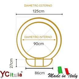 Forno salernitano con ceramica pietra e palladiana