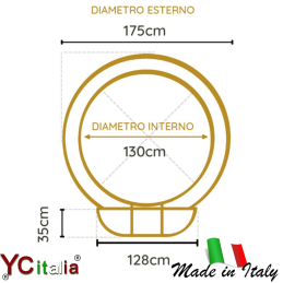 Forno salernitano con ceramica pietra e palladiana