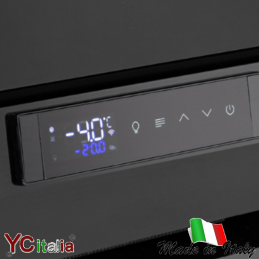 Vetrina pasticceria refrigerata panoramica 450x650x1900 mm|Vetrine semifreddi