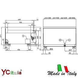 Piastra fry top liscio elettrico cromato 60x601.556,00 €1.556,00 €LiscioF.A.R.H. Snc Di Bottacin Antonio & C