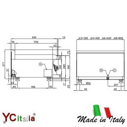 Bagnomaria elettrico per GN 1/2 + GN 1/4662,00 €662,00 €Bagnomaria snack da banco professionale profondita 600F.A.R.H. Snc Di Bottacin Antonio & C