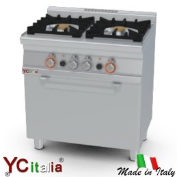 Cucina 2 fuochi 9,5 kw