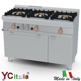 Cucina a gas 3 fuochi con forno a gas3.063,00 €3.063,00 €Cucina a gas snack professionale profondita 600F.A.R.H. Snc Di Bottacin Antonio & C