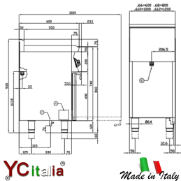 Cucina a gas 4 fuochi con forno a gas2.275,00 €2.275,00 €Cucina a gas snack professionale profondita 600F.A.R.H. Snc Di Bottacin Antonio & C