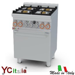 Cucina piano cottura 4 fuochi con forno a gas 1/12.262,00 €2.262,00 €Cucina a gas snack professionale profondita 600F.A.R.H. Snc Di Bottacin Antonio & C