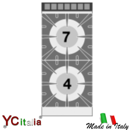 Cucina 2 fuochi su vano aperto 40x90|Cucina a gas senza forno profondita 900