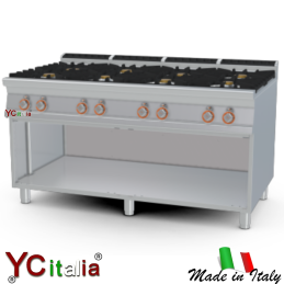 Cucina 8 fuochi su vano aperto4.066,00 €4.066,00 €Cucina a gas senza forno profondita 900F.A.R.H. Snc Di Bottacin Antonio & C