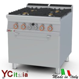 Cucina 6 fuochi con forno a gas 120x90x904.516,00 €4.516,00 €Cucina a gas professionale con forno profondita 900F.A.R.H. Snc Di Bottacin Antonio & C