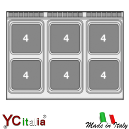 Cucina elettrica 6 piastre quadrate3.728,00 €3.728,00 €Cucina elettrica professionale profondita 900F.A.R.H. Snc Di Bottacin Antonio & C