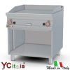 Fry top liscio a gas doppio 80X 90