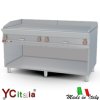 Fry top liscio cromato 4 zone cottura 160X 90