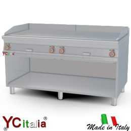 Fry top liscio  4 zone cottura 160X90