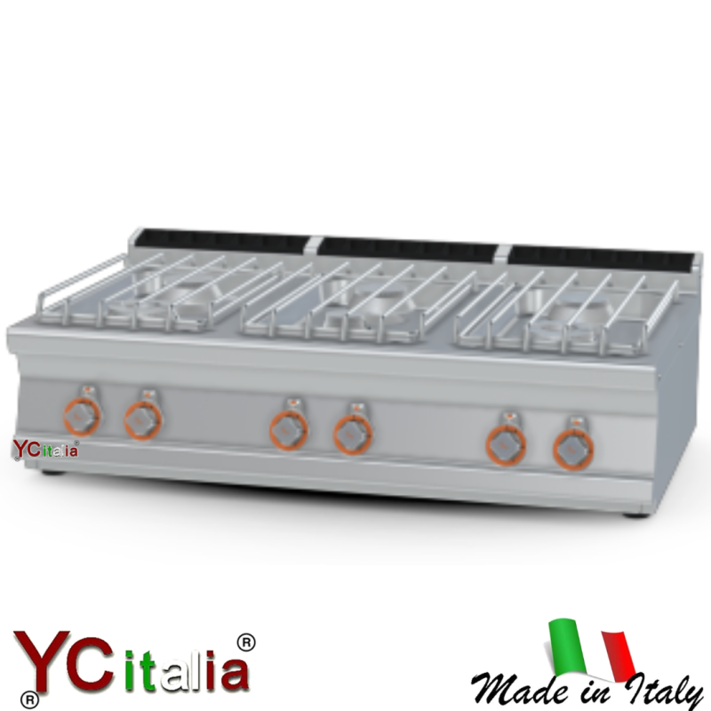 Cucina da banco professionale 6 fuochi a gas2.396,00 €2.396,00 €Cucine da banco F.A.R.H. Snc Di Bottacin Antonio & C