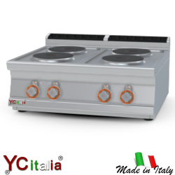 Cucina 4 piastre tonde kw 10,4|Piastra tonda