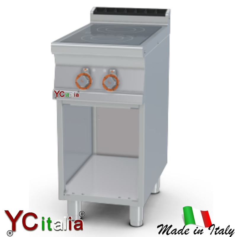 Cucina infrarosso 2 zone cottura 5 kw