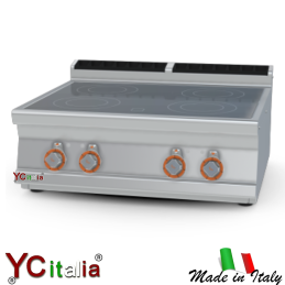 Cucina infrarosso 4 zone cottura kw 10