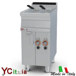 Gas fryer 8+8 lt