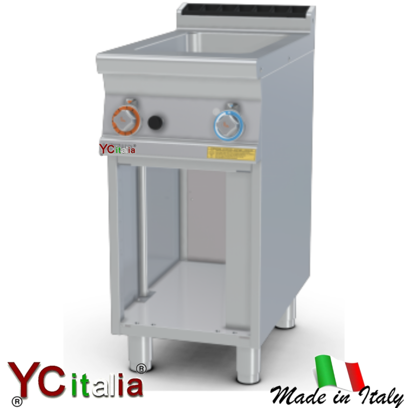 Bagnomaria elettrico 2x1/1 gn, vano aperto, p700