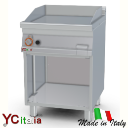 Fry top liscio/rigato 800 x 700|Piastre professionali profondita 700