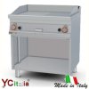 Fry top liscio/rigato 800 x 700|Piastre professionali profondita 700