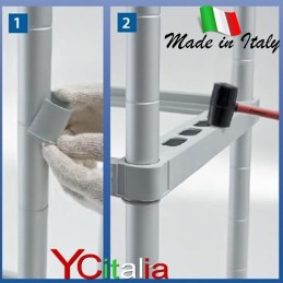 Scaffali professionali per celle frigo profondità 300 h 1600 mm