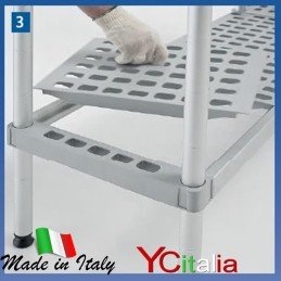 Scaffali professionali per celle frigo profondità 400 h 1800 mm