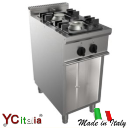 Cucina 2 fuochi kw 9 a gas...