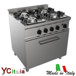 Cucina a gas 4 fuochi con forno a gas 700x700x850 h1.837,00 €1.837,00 €Cucine con forno gasF.A.R.H. Snc Di Bottacin Antonio & C