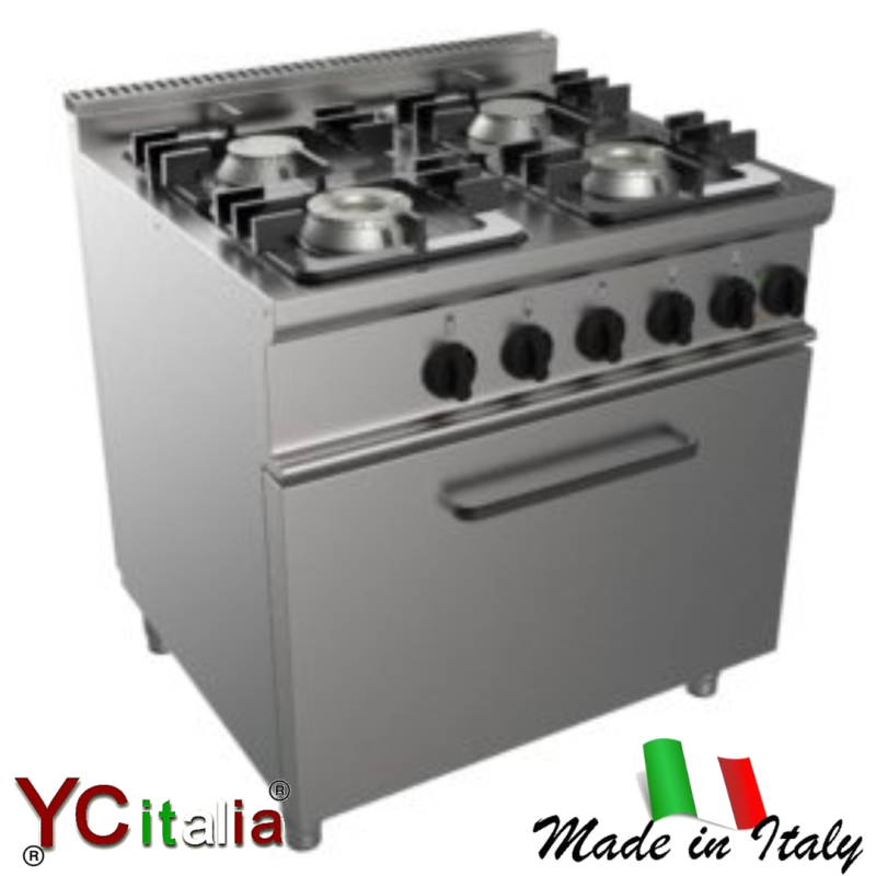 Cucina 4 fuochi con forno elettrico 18 kw professionale1.930,00 €1.930,00 €Cucina con forno staticoF.A.R.H. Snc Di Bottacin Antonio & C