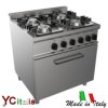 Cucina 4 fuochi con forno elettrico 24 kw professionale1.943,00 €1.943,00 €Cucina con forno staticoF.A.R.H. Snc Di Bottacin Antonio & C