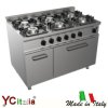 Cucina 6 fuochi con forno elettrico