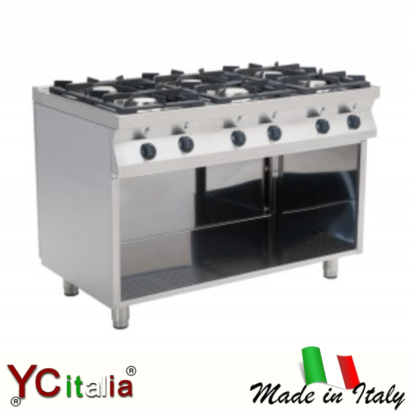 Cucina 6 fuochi kw 28,5 gas 1200x700x850 h1.486,00 €1.486,00 €Cucine con vano apertoF.A.R.H. Snc Di Bottacin Antonio & C